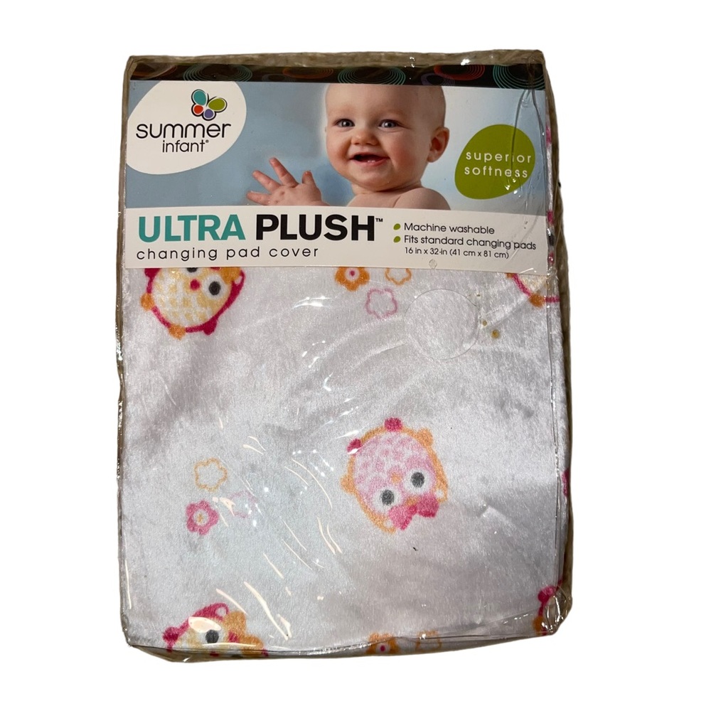 NWT Summer Infant Ultra Plush Changing Pad Cover 16”x32” Machine Washable